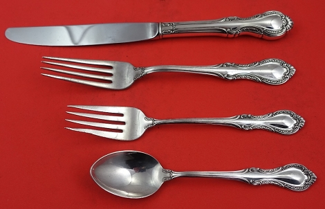 Regular 4-pc Setting availability based on stock listed below - Southern Colonial by International - Sterling